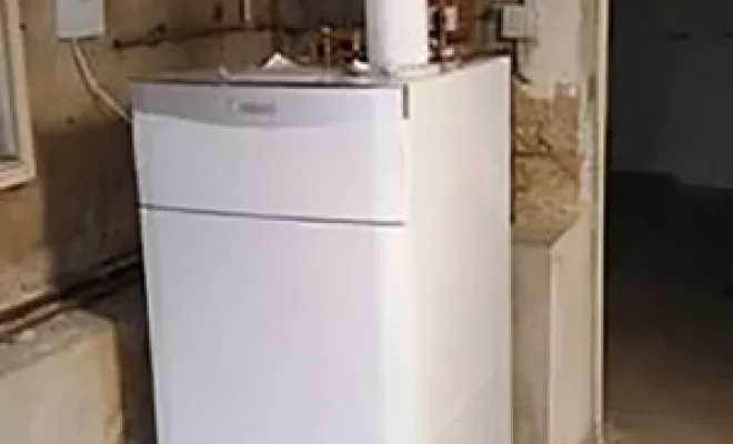 Pose d’une chaudière gaz à condensation au sol de la marque VAILLANT, Versailles, I.S.T.F