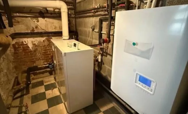 Pose d’une pompe à chaleur air-eau Hybride, Versailles, I.S.T.F