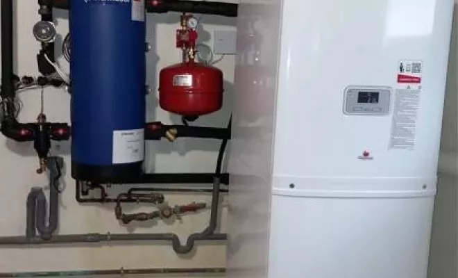 Pose d’une pompe à chaleur air-eau, Versailles, I.S.T.F